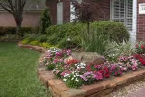 Bayside Landscape Services - Natural Rock Borders - Houston, Texas