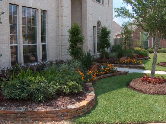 ... Luxurious Landscape Edging Tool and landscape borders and edging ideas ... Landscape Services - Natural Rock Borders & Walls Portfolio - Houston
